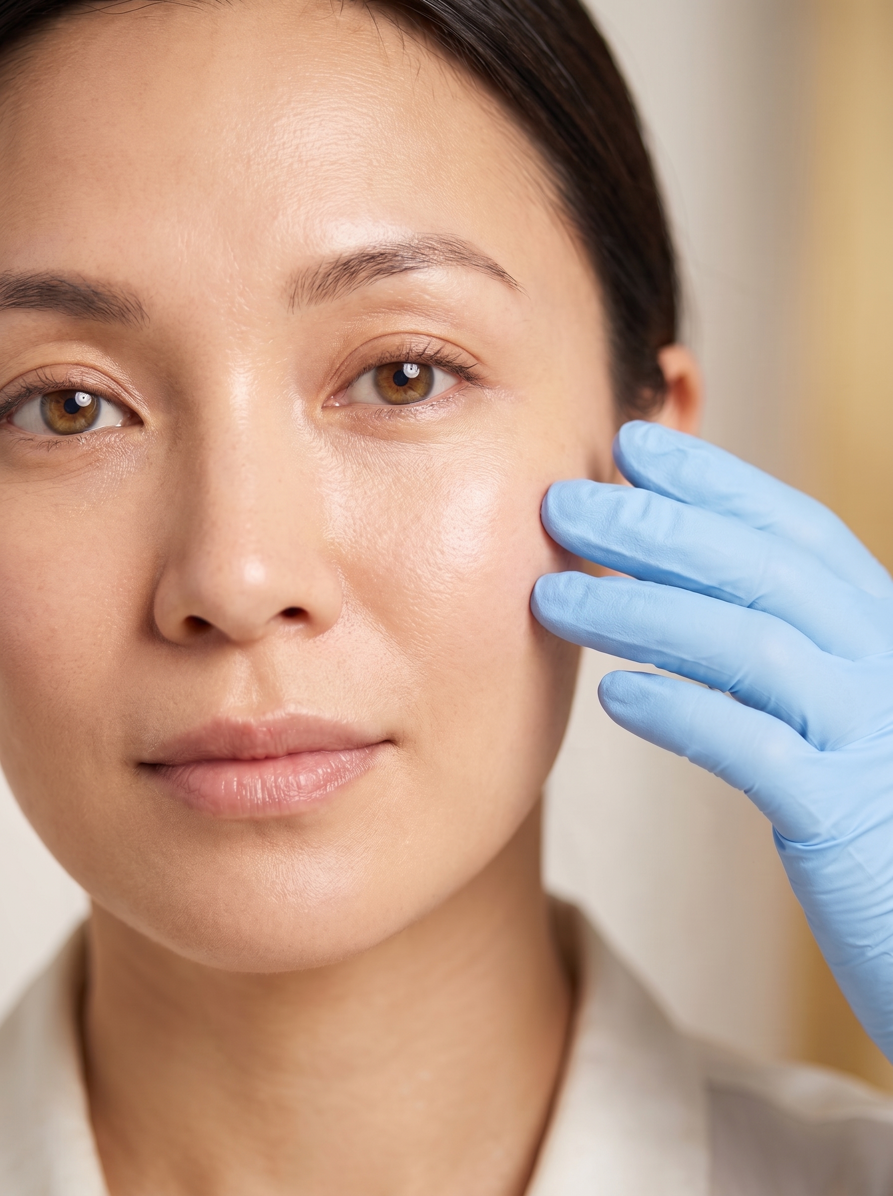 Imagen principal vertical: Tratamiento médico de ojeras